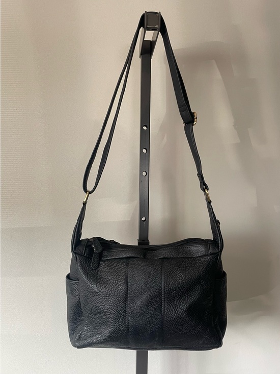Vintage Handbags - Y2K Vintage Great American Leather Works 100% Leather Bag Purse Crossbody